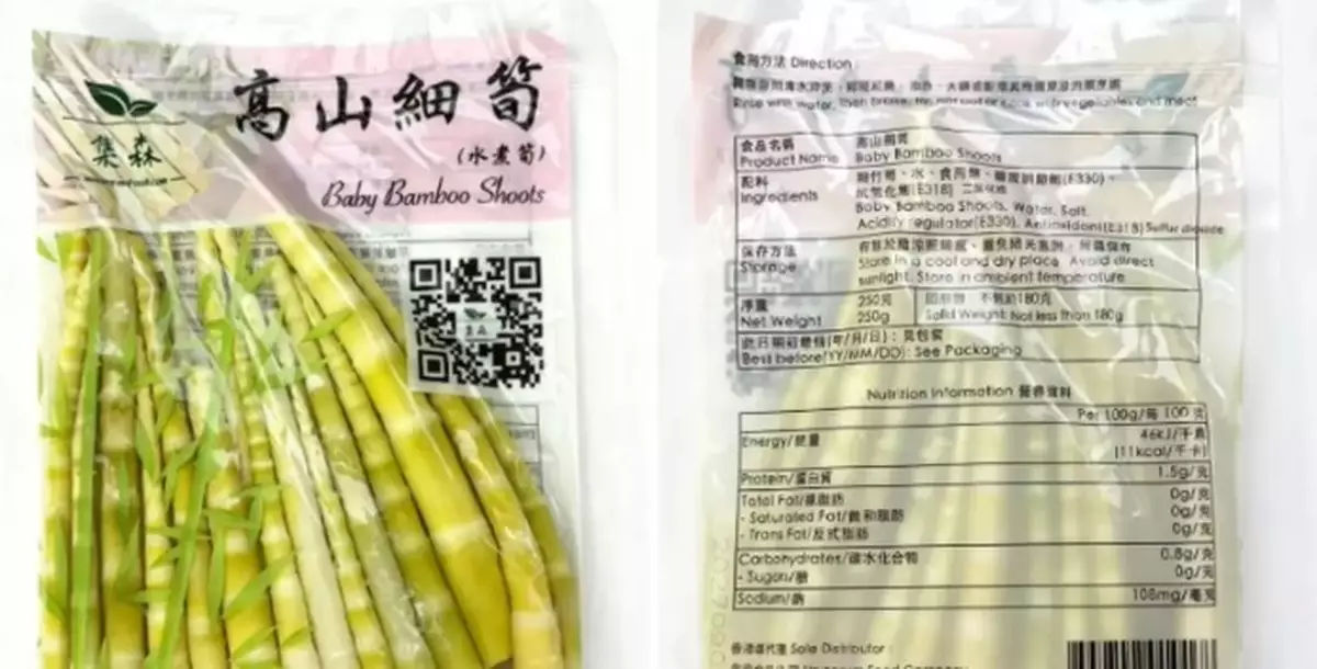 CFS Issues Recall for Prepackaged Bamboo Shoots Containing Undeclared Sulphur Dioxide