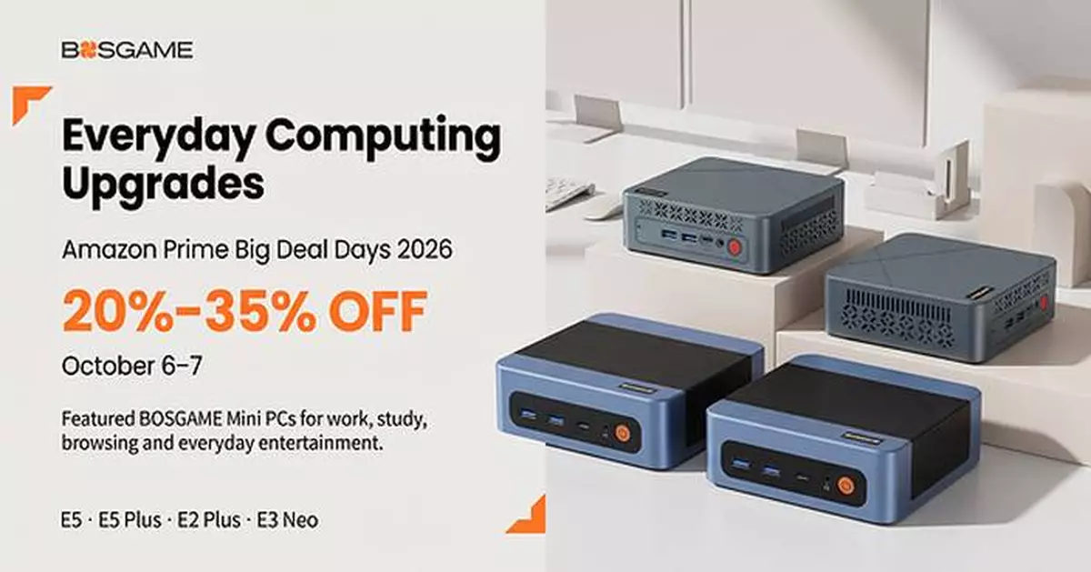 BOSGAME Brings Everyday Computing Upgrades to Amazon Prime Big Deal Days 2026