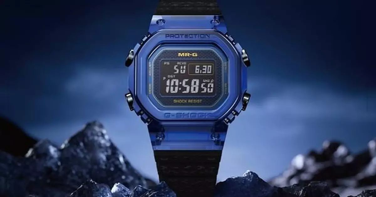 Casio to Release MR-G Crafted in Blue Sapphire Crystal