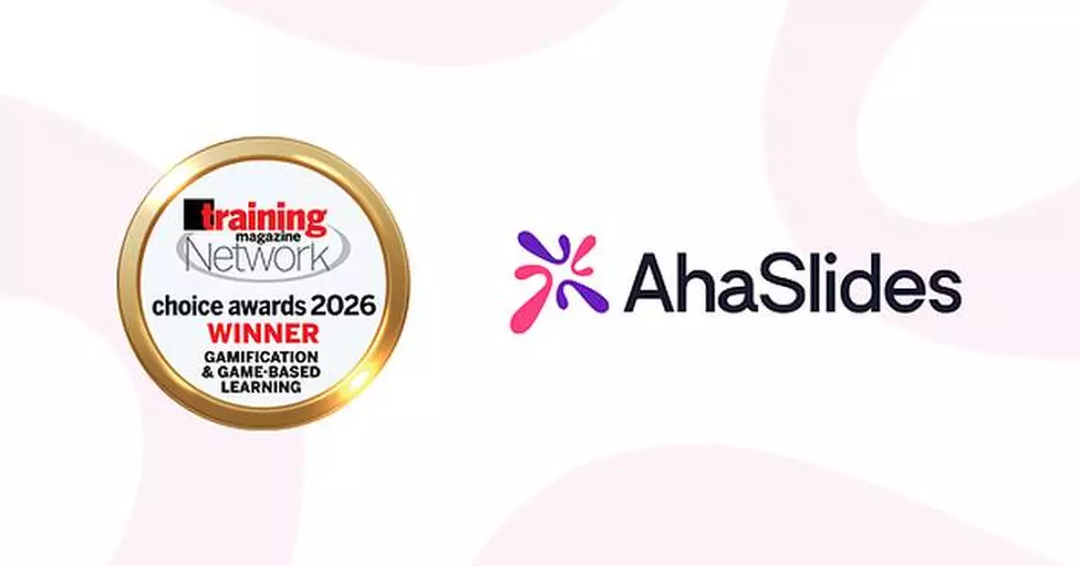 AhaSlides wins 2026 Training Magazine Network Choice Award for Gamification &amp; Game-Based Learning