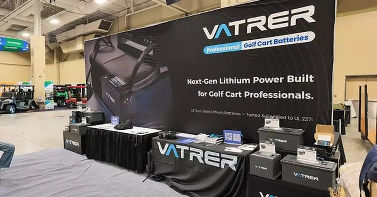 Vatrer Power to Showcase Lithium Golf Cart Battery Conversion Kits at 2026 Golf Carting Expo &amp; Dealer Summit