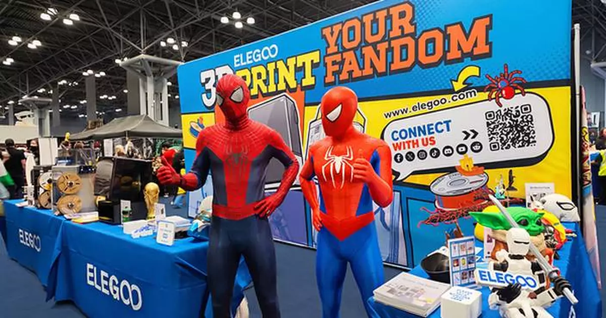ELEGOO Brings 3D Printing to New York Comic Con 2026, Turning Fandom into Physical Creations