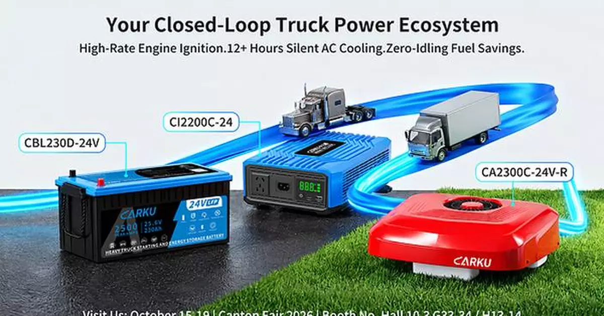 "Enjoy Driving, Enjoy CARKU": One-Stop Truck Power Solutions Debut at Canton Fair 2026