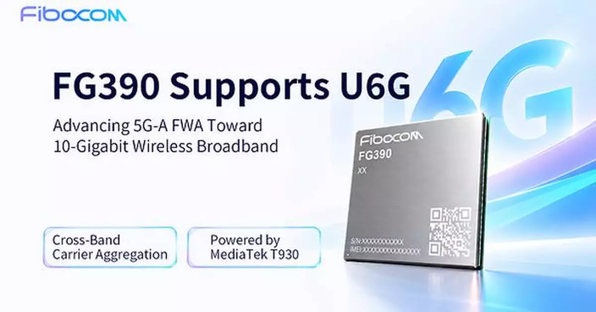 Fibocom FG390 Brings Industry-Leading Support for U6G, Advancing 5G-A FWA Toward 10-Gigabit Wireless Broadband