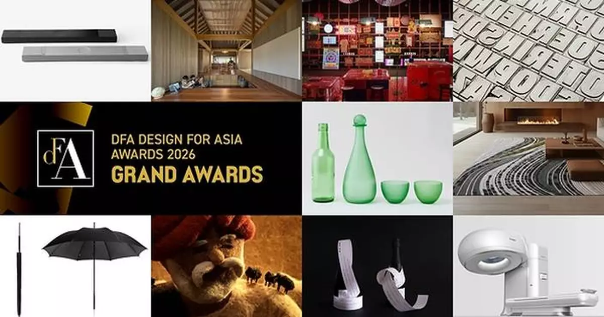 Winners of DFA Design for Asia Awards 2026 Unveiled: Asia-focused Designs Shine Globally with Groundbreaking Creativity and Social Value