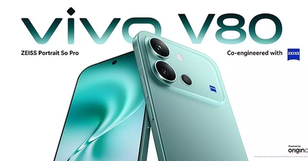 vivo Introduces vivo V80 Featuring Cold-Carved Glass Design, Advanced ZEISS Portrait Imaging and Exceptional Battery Life