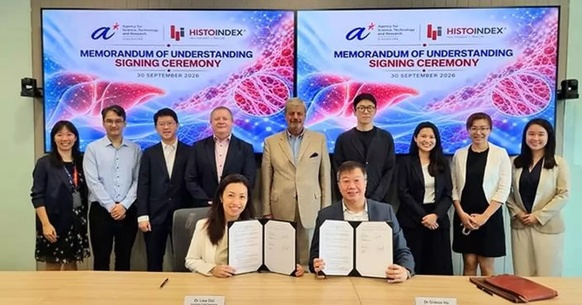 HISTOINDEX AND A*STAR PARTNER TO ADVANCE EARLY-STAGE DEVELOPMENT OF PIPELINE THERAPIES FOR FIBROTIC DISEASES