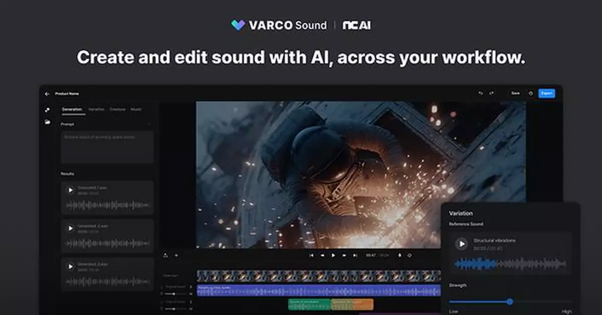 NC AI Officially Releases VARCO Sound, the Generative AI Sound Production Service