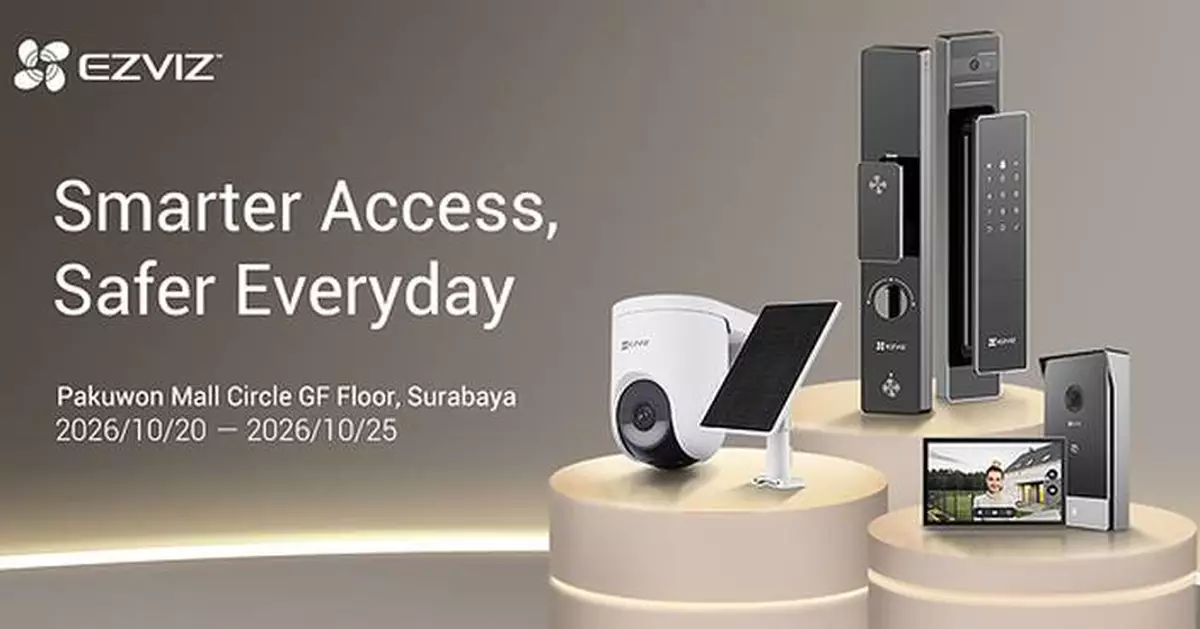 Bringing an enhanced living experience to reality, EZVIZ kicks off its roadshow in Indonesia to redefine the smart home, starting with smarter access through its smart entry portfolio