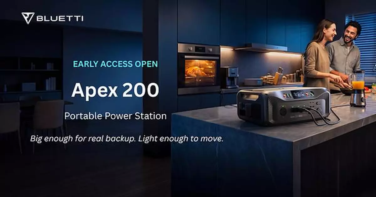 BLUETTI Unveils Early Access for Apex 200: Next-Gen Versatile Power Station