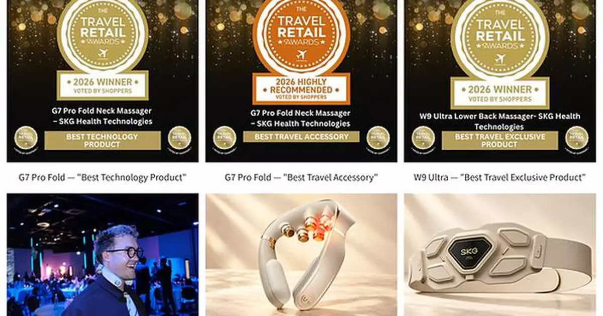 SKG Wins Three Global Travel Retail Awards, Showcasing Technology for Modern Travel and Expanding Global Presence