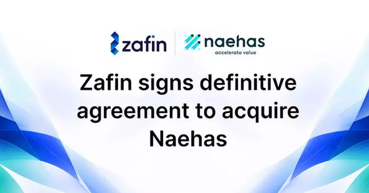 Zafin signs definitive agreement to acquire Naehas