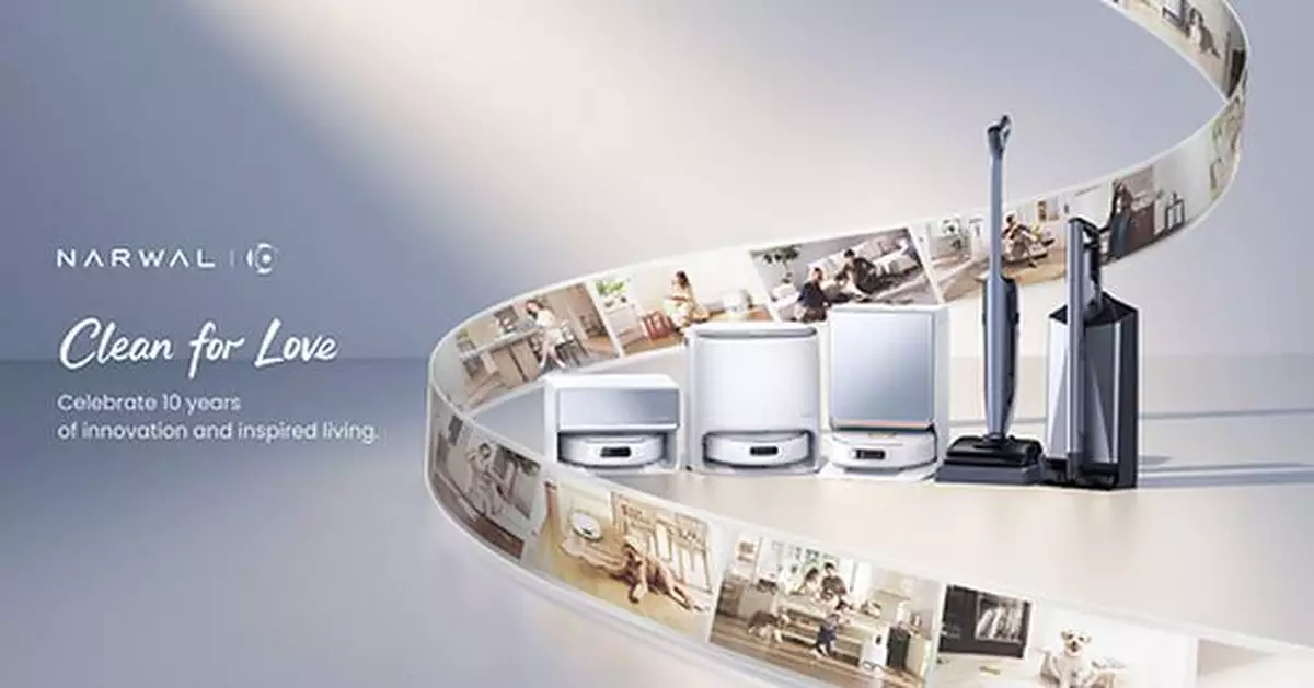 Narwal Celebrates 10 Years of Innovation, Bringing Smart Floor Care to Over 6 Million Households Worldwide