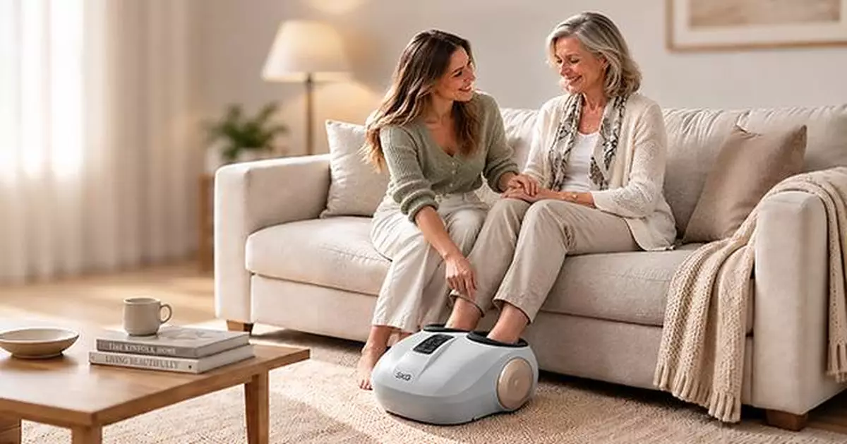 SKG Health Unveils YS200 Smart Foot Massager with Integrated Heel-Vibration System