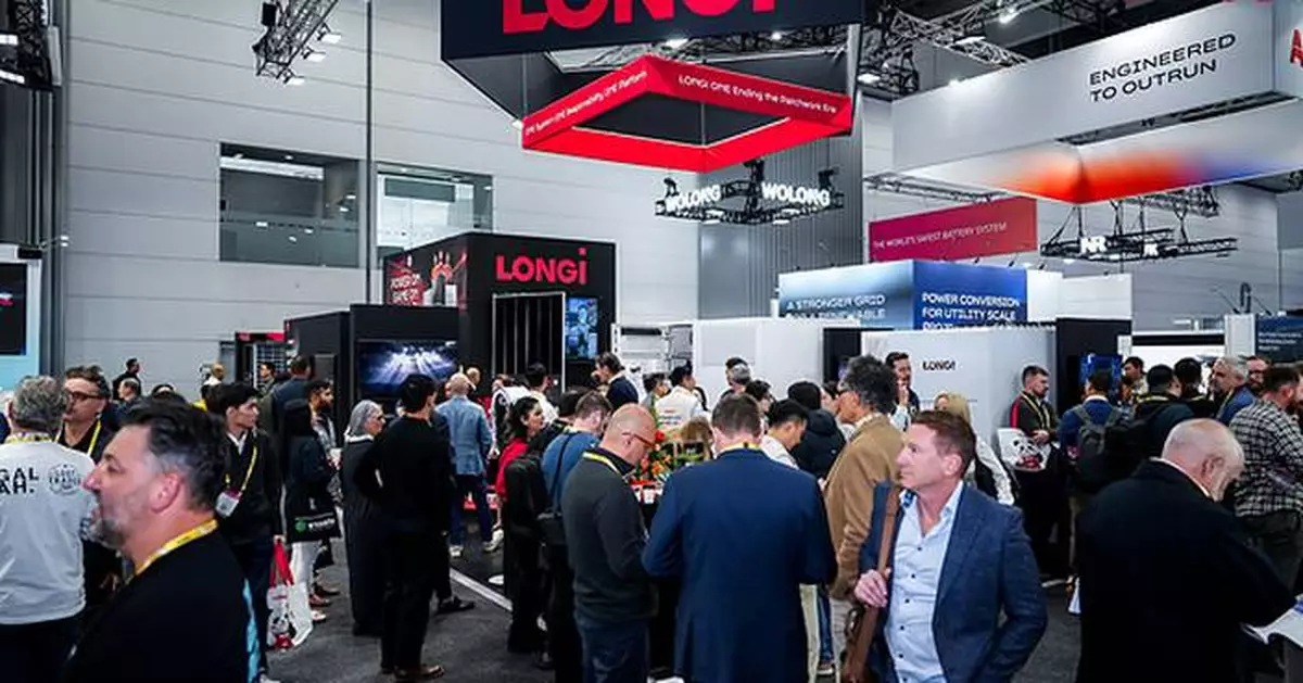 LONGi Energy Storage Showcases Full-Stack Capabilities at All Energy Australia 2026