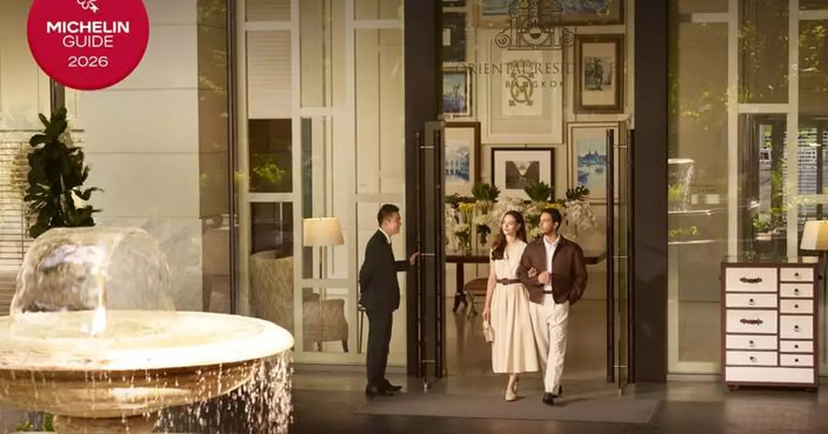 Oriental Residence Bangkok Awarded One MICHELIN Key for the Third Consecutive Year