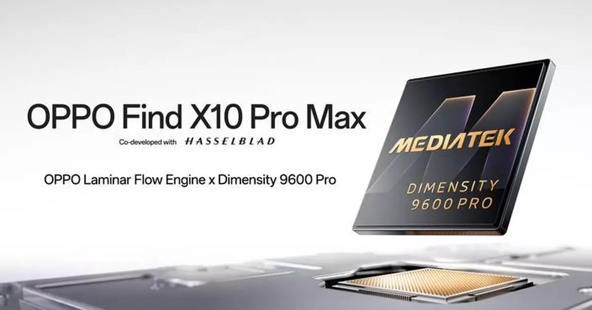 OPPO Find X10 Pro Max to Debut Globally with MediaTek’s 2nm Flagship Dimensity 9600 Pro