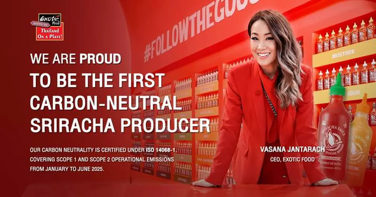 Exotic Food Becomes Thailand’s First Food Company Certified to ISO 14068-1:2023
