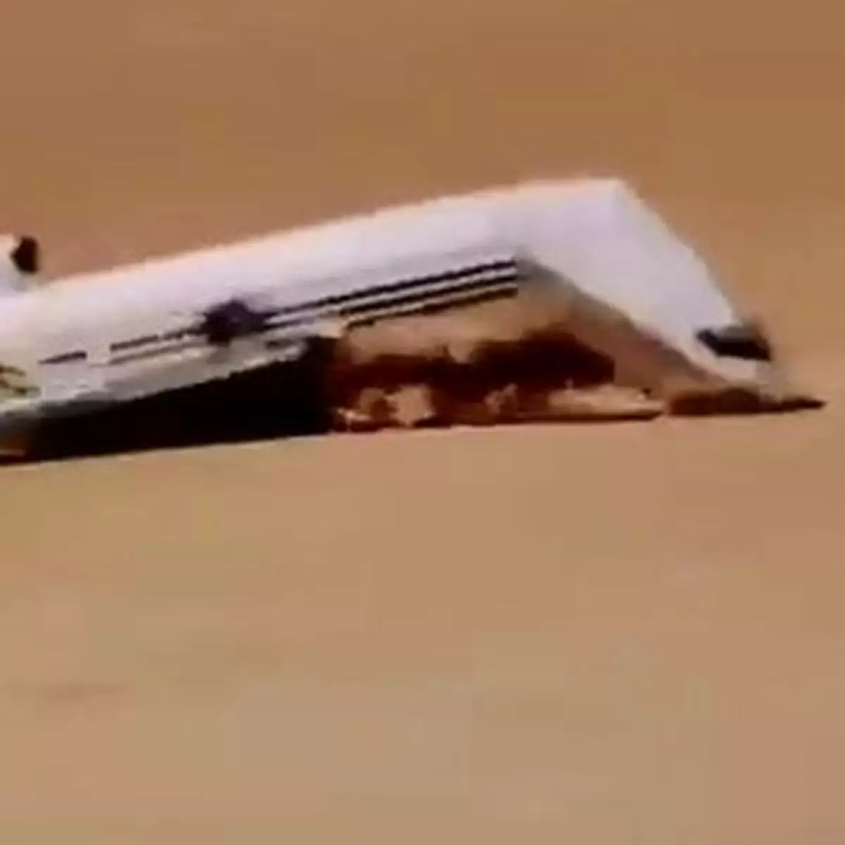沙漠墜機測試