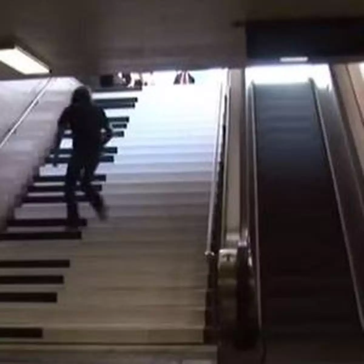 趣味「鋼琴」鼓勵多行樓梯