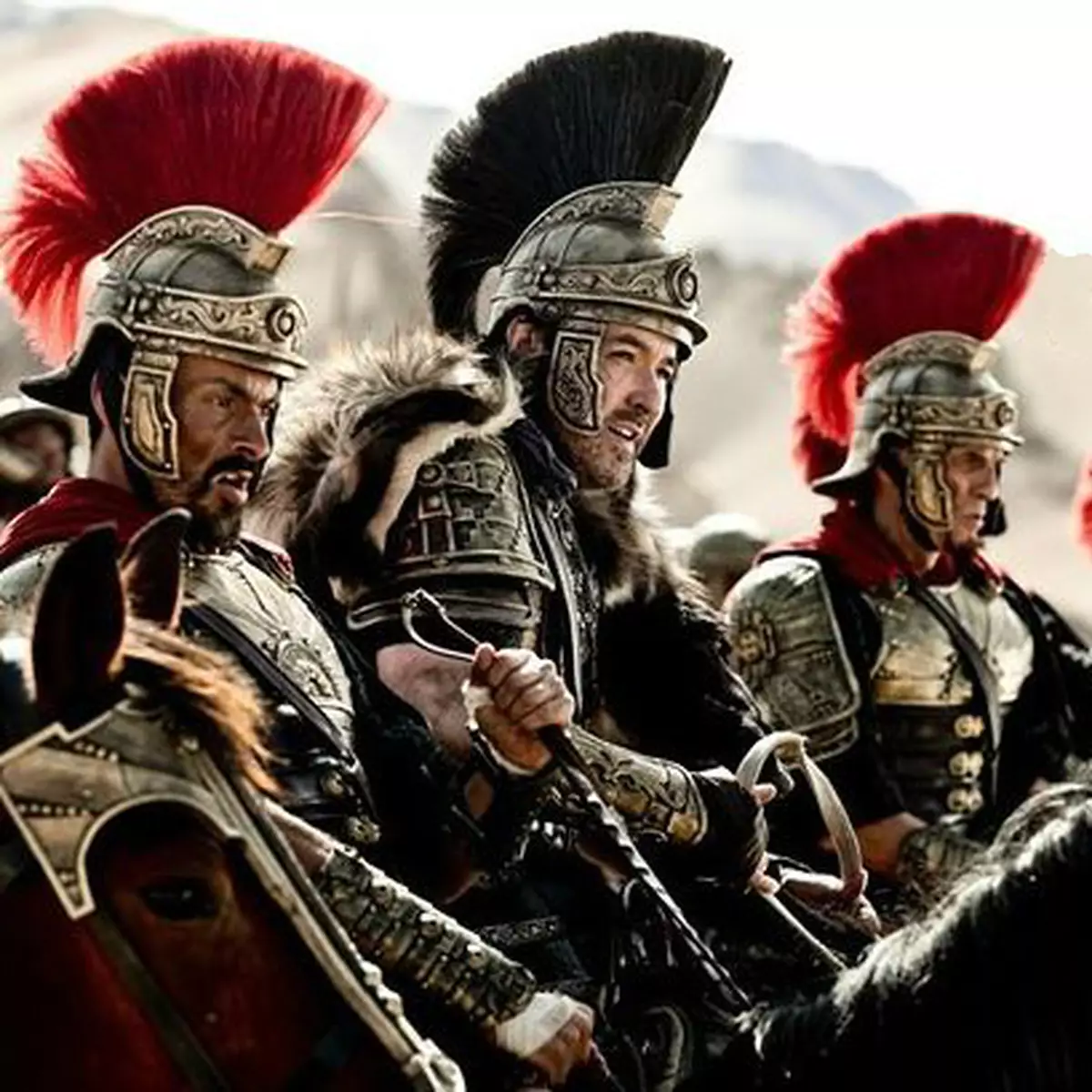 絲路甘肅驪靬古城下的羅馬軍團