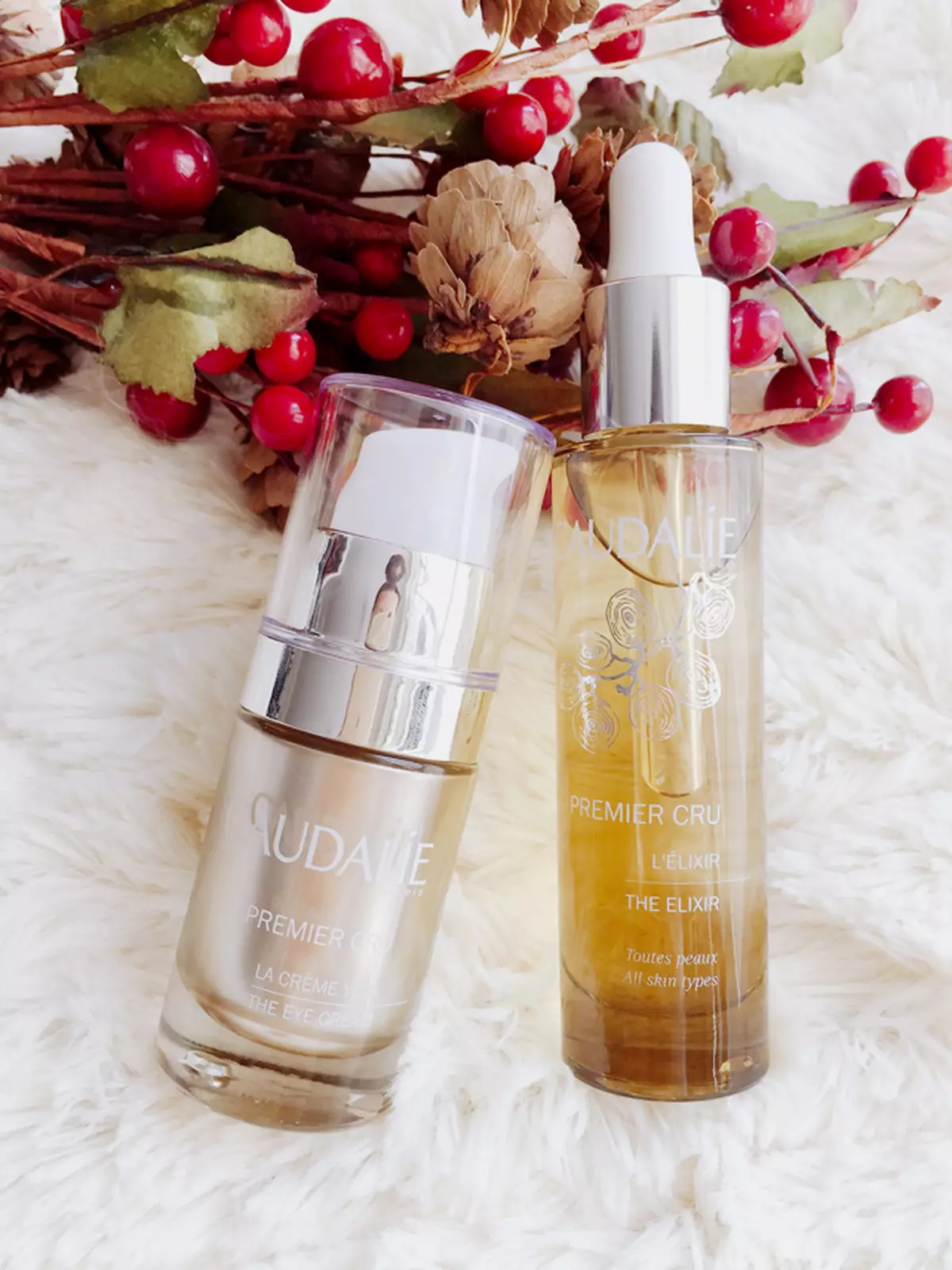 Caudalie 滋潤眼周。滋養肌膚。葡萄籽尊貴時光逆轉系列