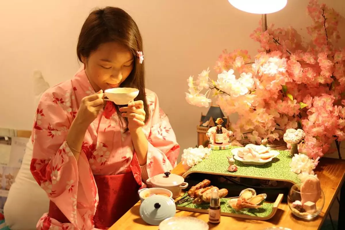 蝴蝶結姐姐~【飲食】DK Cuppa Tea「櫻樺傾城」下午茶~豈止吃氣氛？