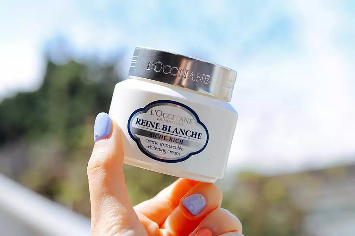 蝴蝶結姐姐~【美白】L’OCCITANE~白皇后亮白豐凝保濕面霜~白‧淨‧亮肌