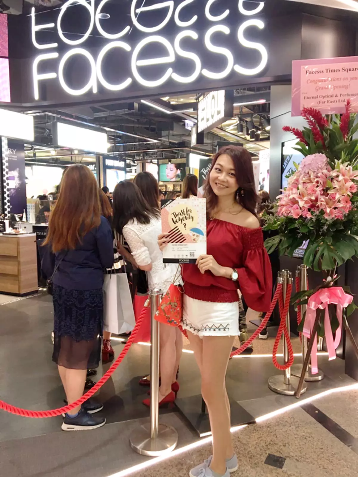 Facesss 正式進駐 Times Square 啦~港島區朋友有福了~