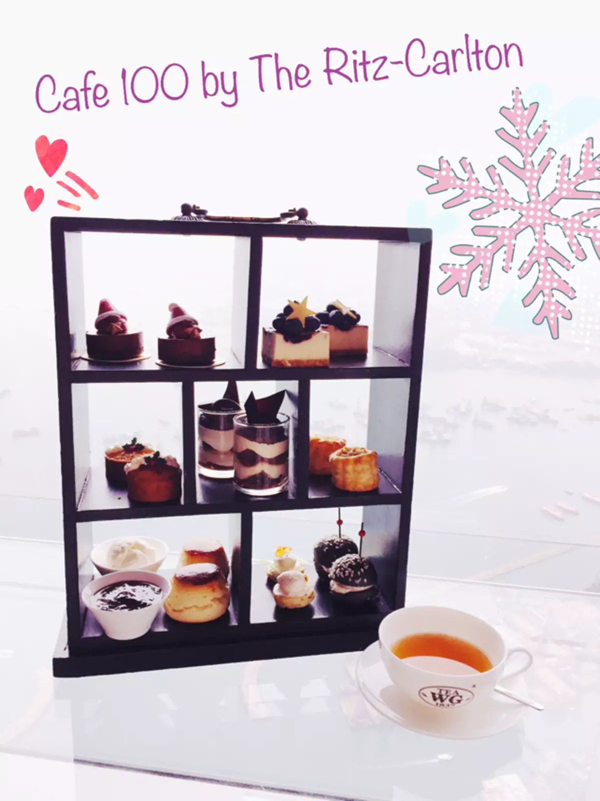 拍得住 The Ritz-Carlton 水準的「Café 100 聖誕下午茶」