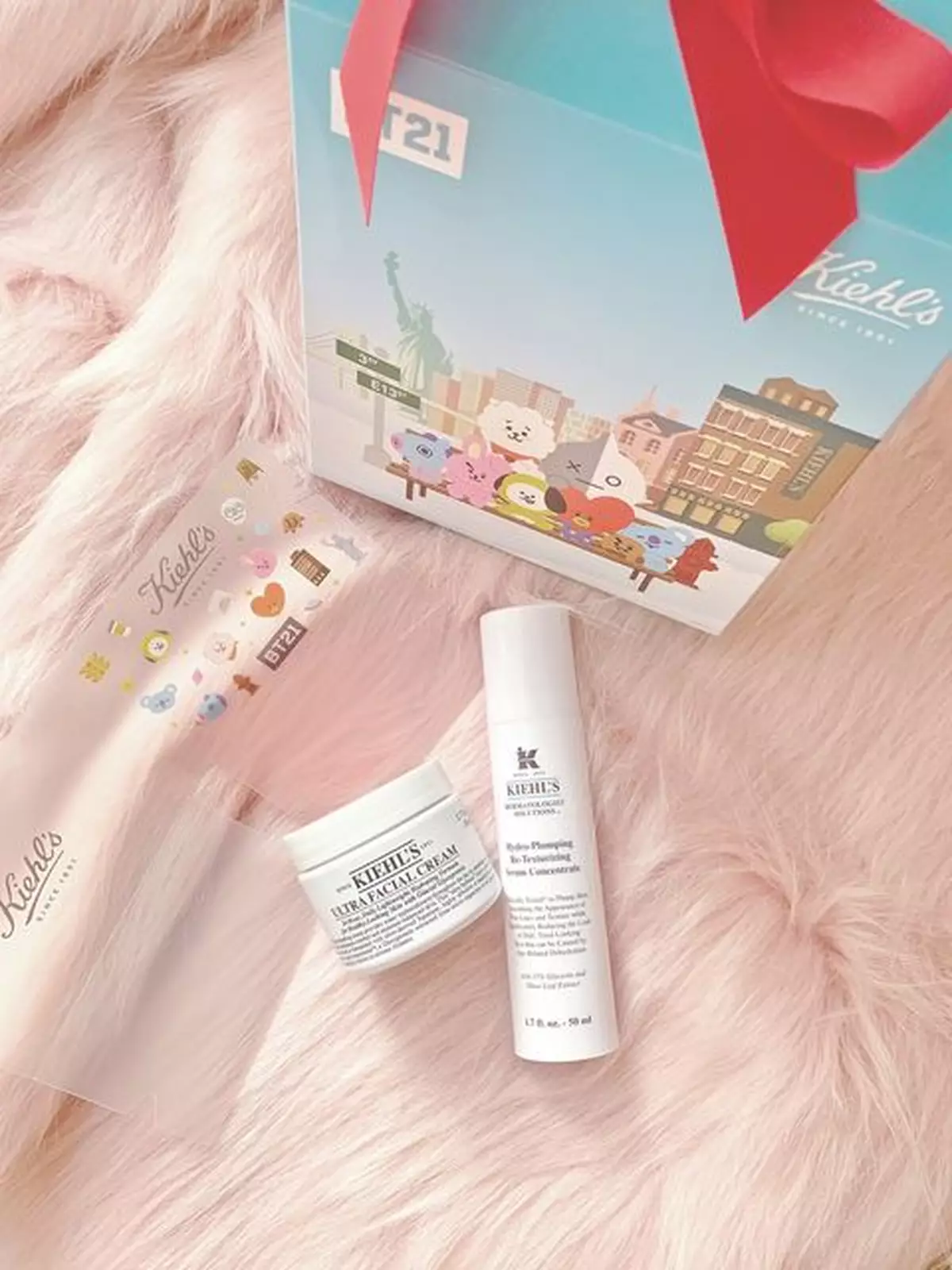 首次合作嘅Kiehl's x BT21 好得意啊