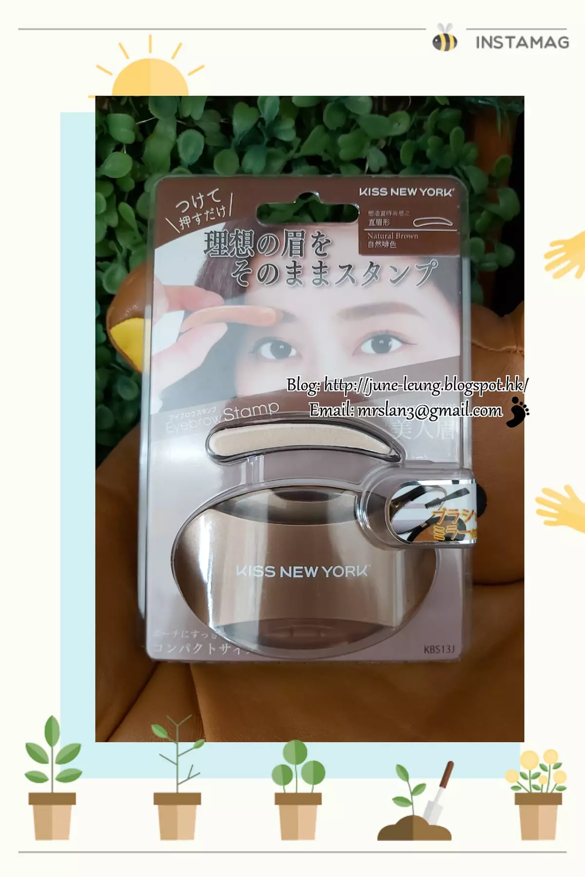 輕鬆印出美眉妝。美眉印章 ❤ KISS NEW YORK