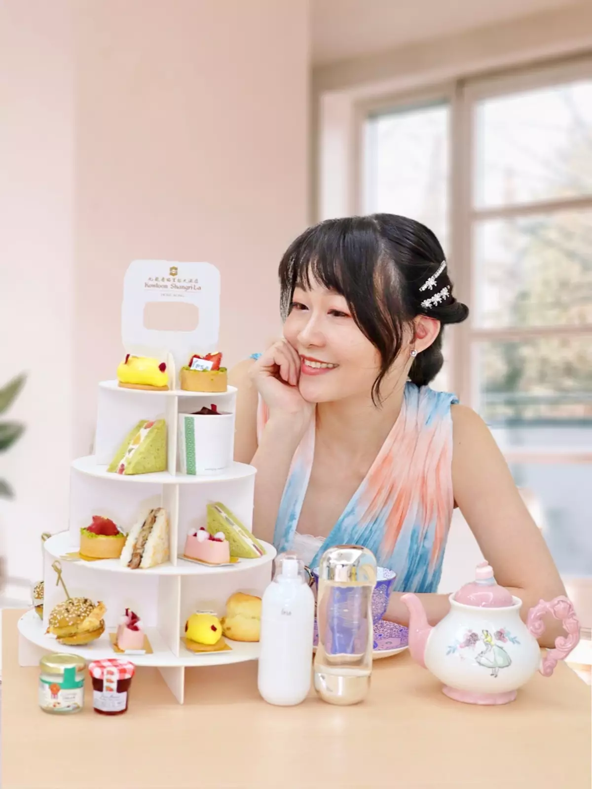 半價享受。在家享受不一樣的下午茶。九龍香格里拉 x IPSA 春日「水潤亮肌」下午茶