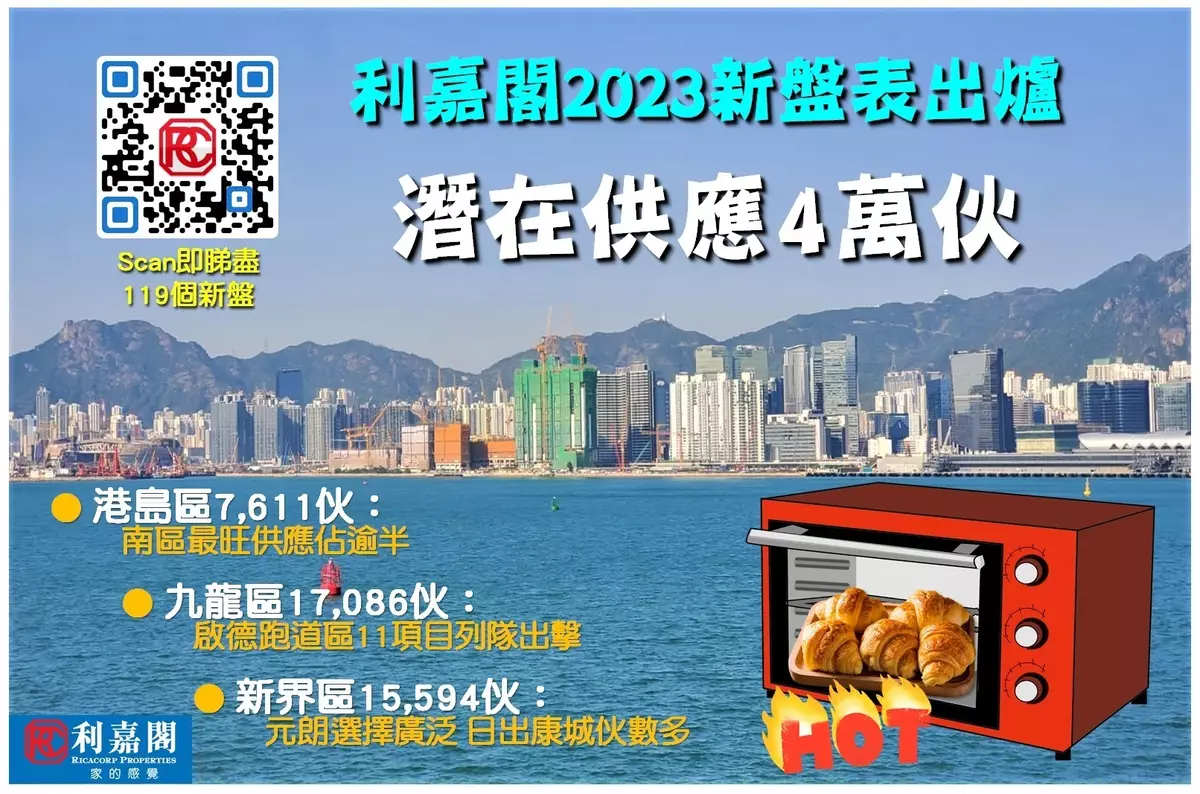今年119個潛在新盤 掃碼即睇