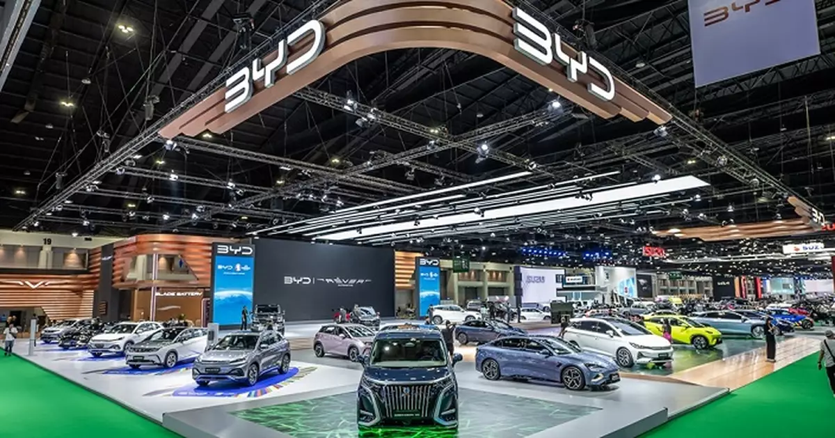 比亞迪首4 月新能源車銷量累升近47%