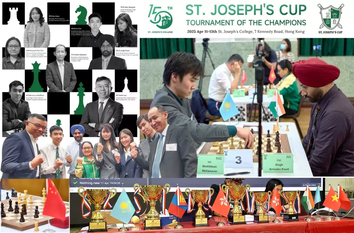 SJC國際象棋冠軍賽落幕 哈薩克棋手全勝奪冠 人機對決成焦點