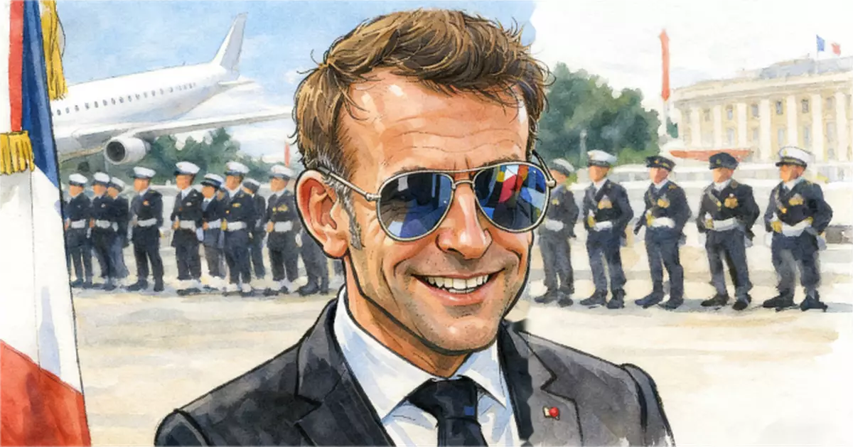 黑超之下，其實是「硬撐」的法蘭西