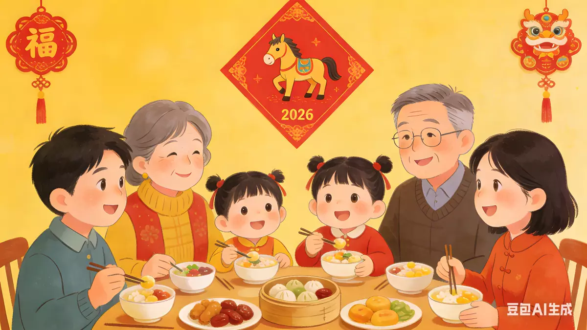 寶寶的第一個團年飯：不添亂只添暖的小小參與者