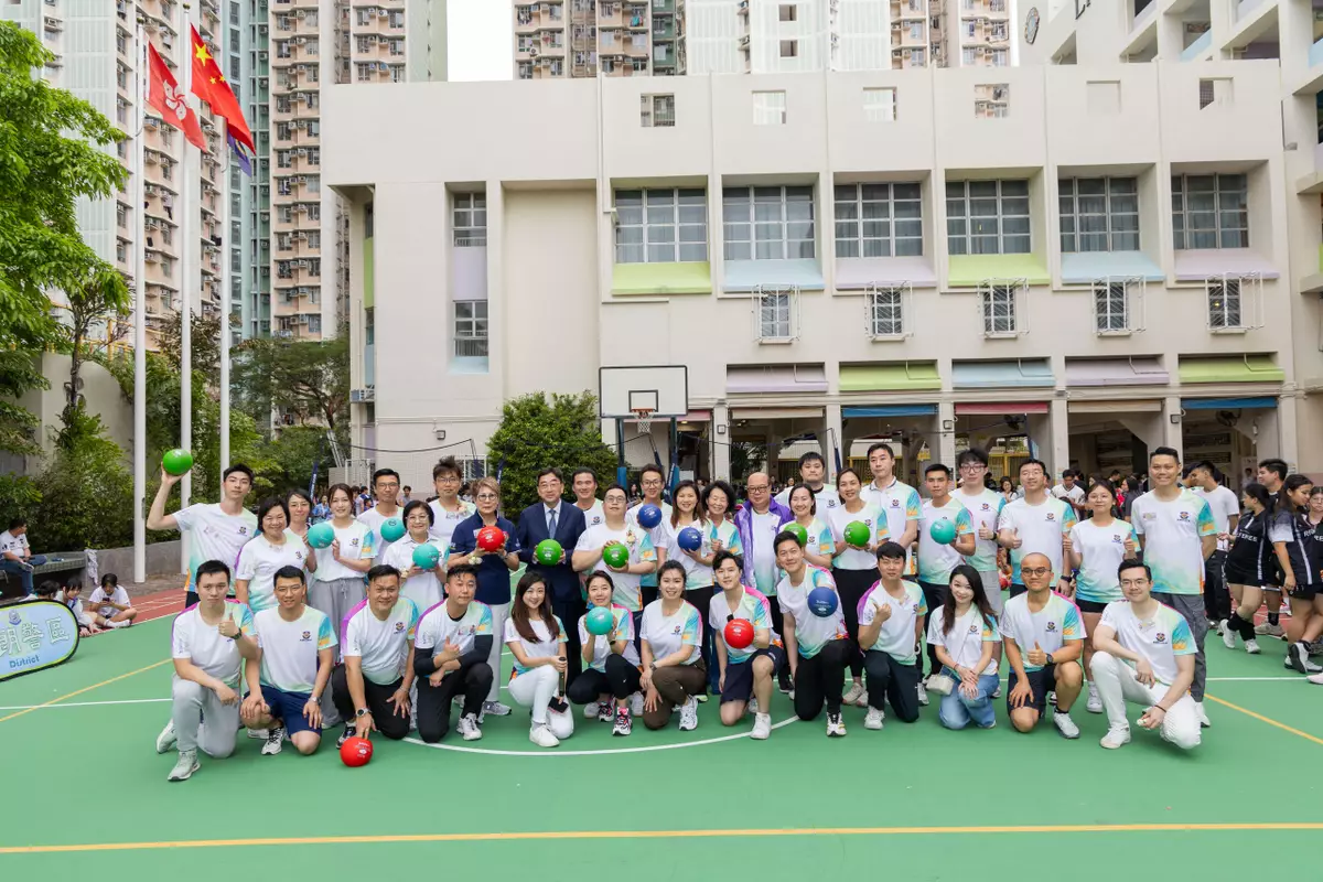 獅子會首辦閃避球禁毒活動 逾四百青少年比賽競逐