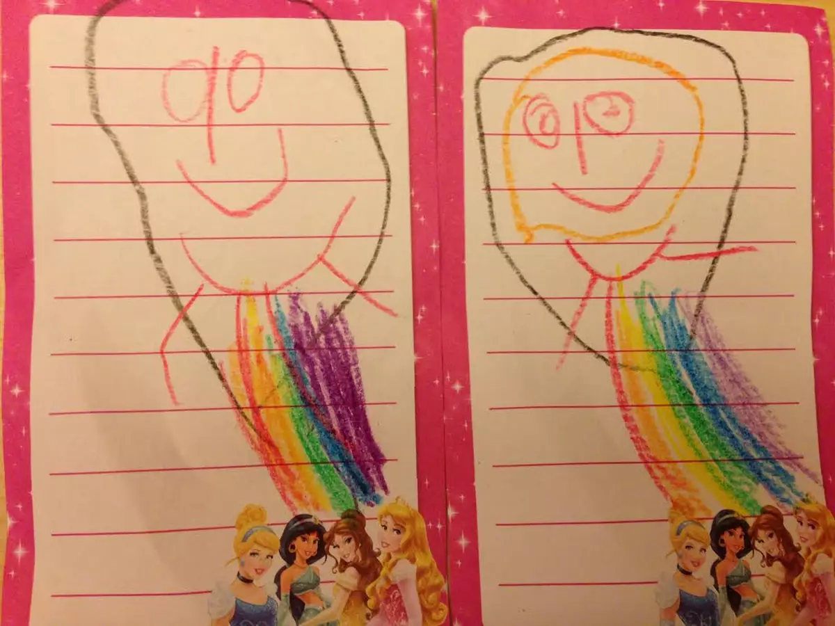 孩子眼中的公主