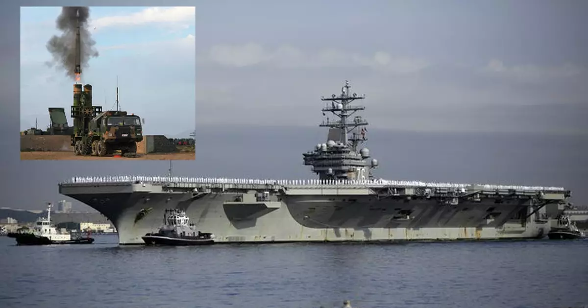 央視爆勁料無人留意 中國數十枚導彈曾鎖定美國兩艘航母？