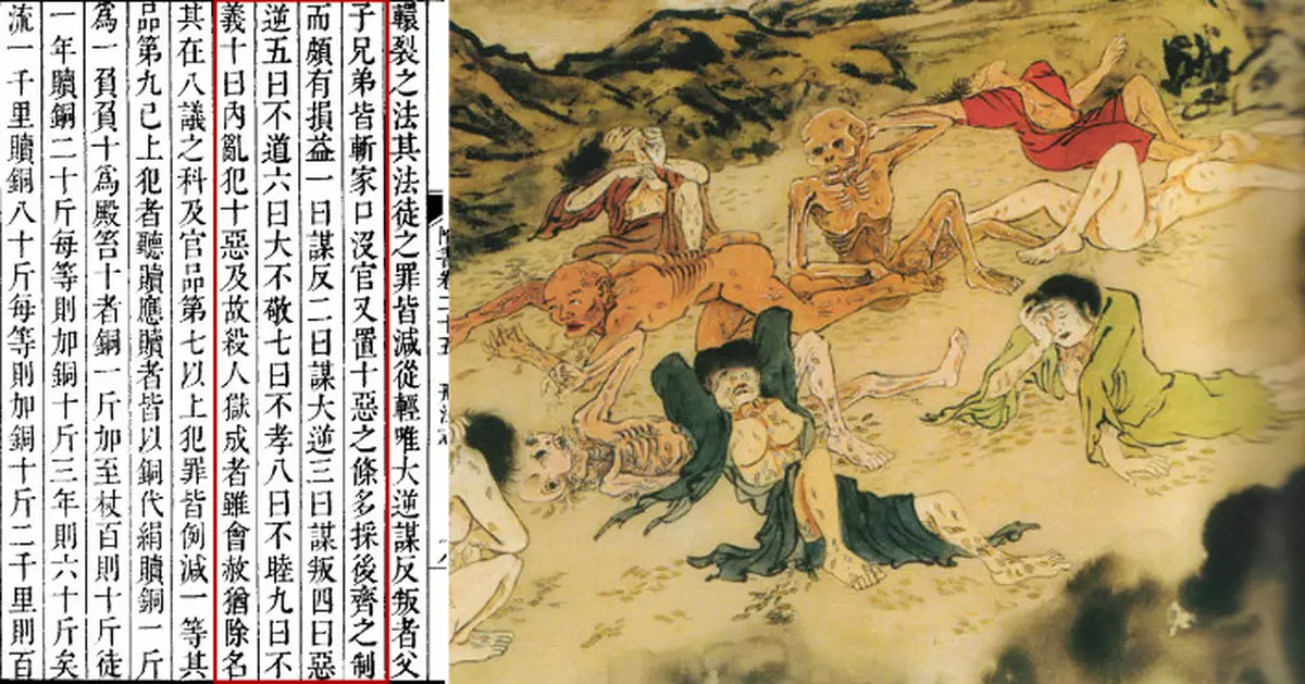 十惡不赦 究竟有何十大惡行？