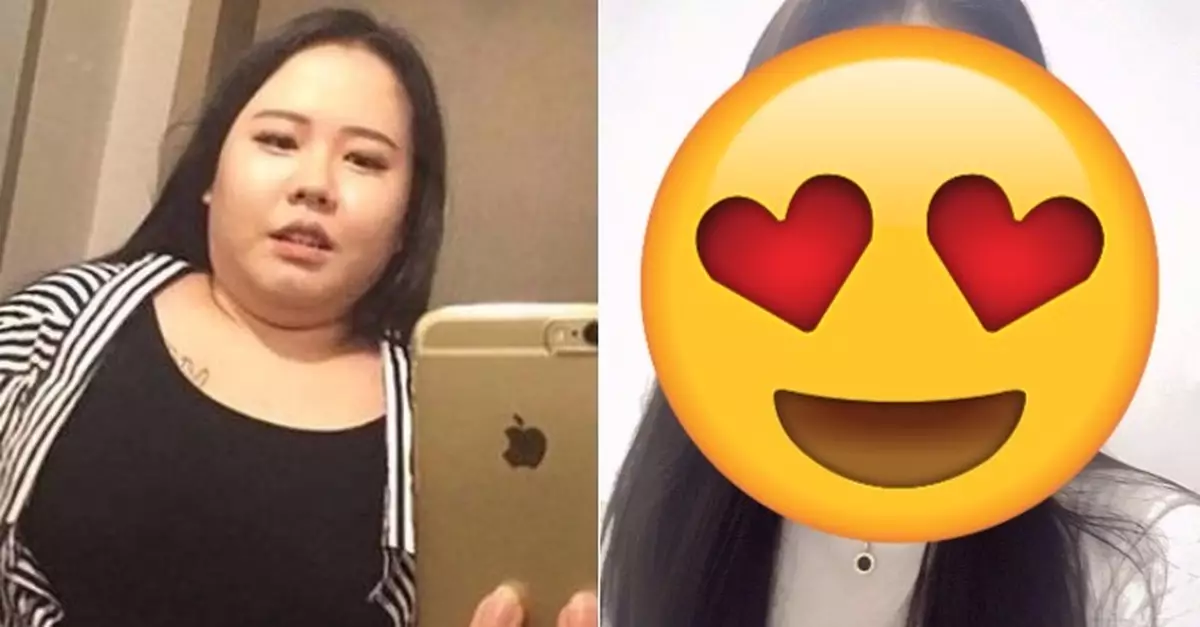 半年減走近半個噸位 韓妹健康甩肉變女神