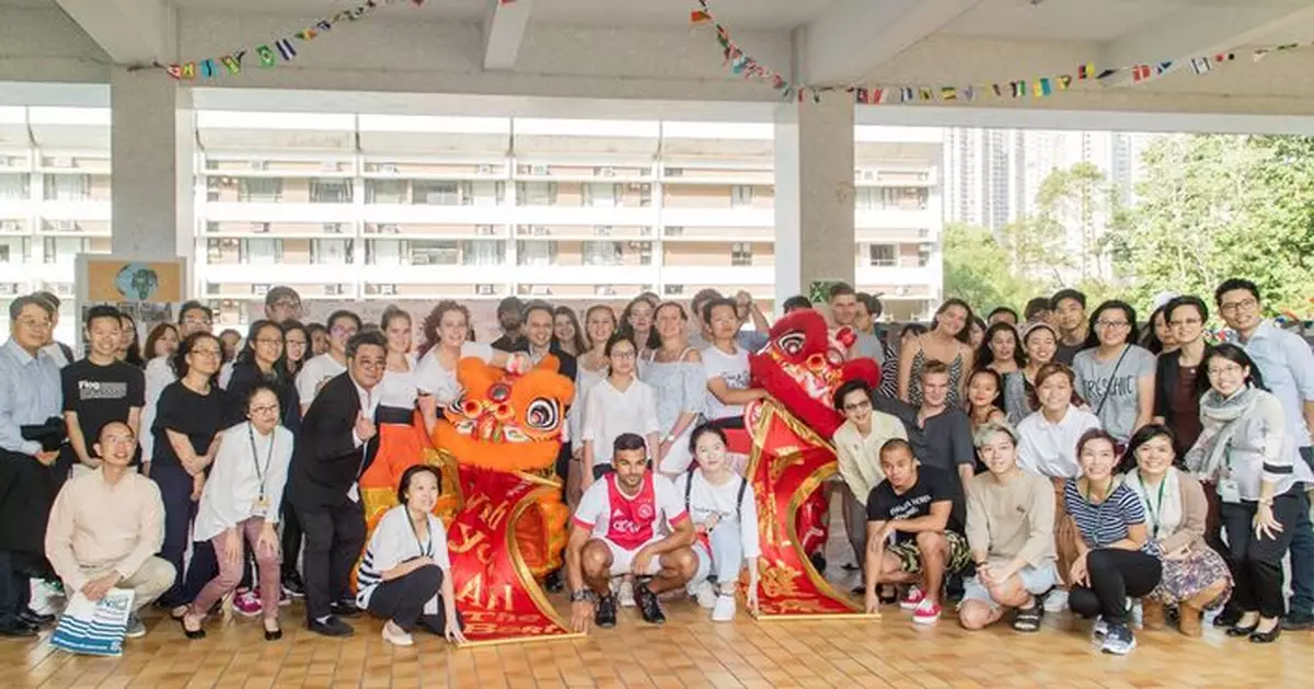 分享彼此文化　恒管國際日四地學生舞獅響頭炮