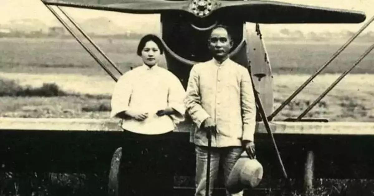 民國國產機首次試飛 宋慶齡不怕死登機盤旋