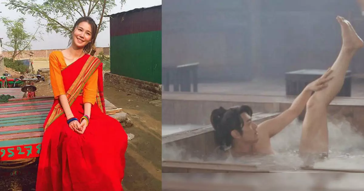 蕭正楠浴照露白滑美腿 黃翠如:可以打你嗎？