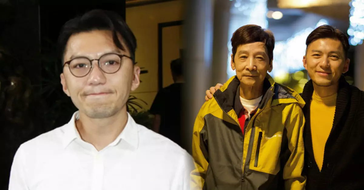 父親設靈 袁偉豪遺憾亡父未能見證成家立室