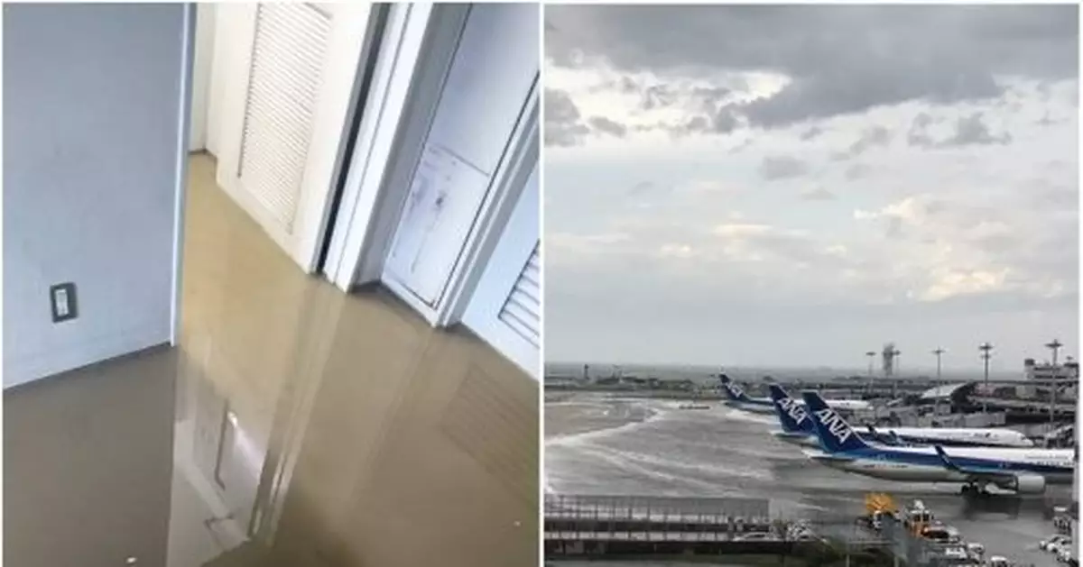關西機場變孤島 3000旅客摸黑滯留 港人：斷冷氣好熱