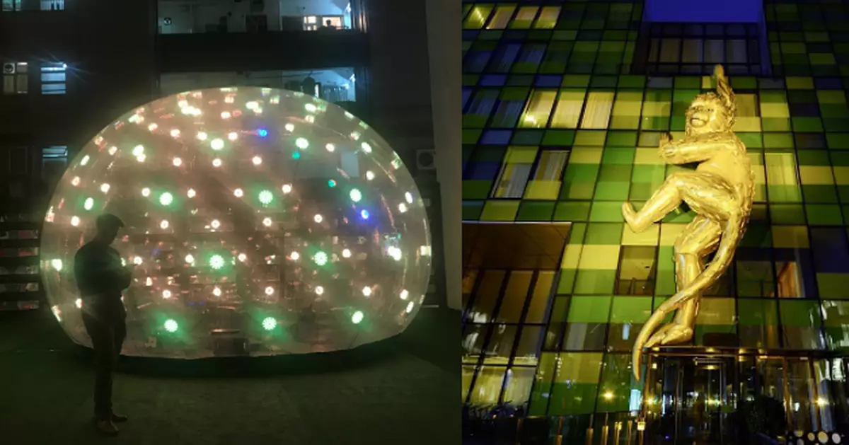【好去處】聲光泡泡照耀灣仔　金猴跳躍在中環