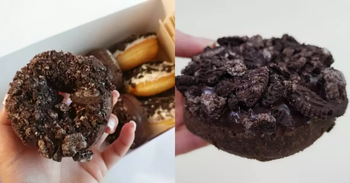 曲奇與朱古力完美配搭 韓Dunkin' Donuts新人氣上脆下軟冬甩